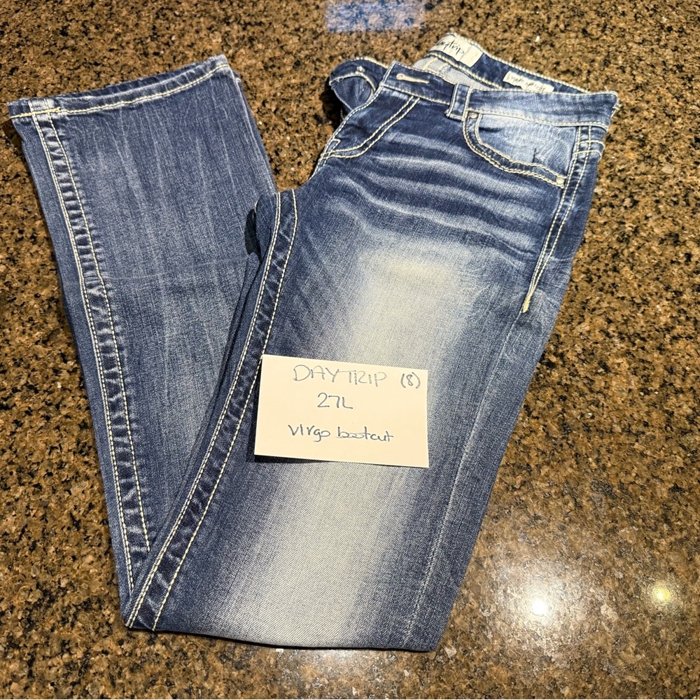 Daytrip Women's Boot Cut Jeans in Blue